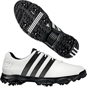adidas Beacon Golf Shoe (White Black) by adidas