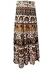 Long Wrap Skirt- Ivory Animals Printed Cotton Indian Maxi Skirts, Gift for MOM