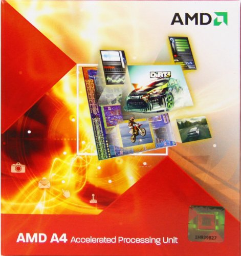 AMD A4-3300 Box Prozessor (2,5GHz, Sockel FM1, 1MB Cache, 65 Watt)