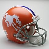 Denver Broncos 1966 Throwback Riddell Full Size Authentic Proline Football Helmet - Sports Memorabilia