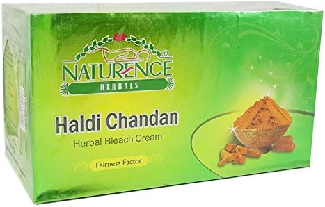 Naturence Herbals Haldi Chandan Bleach Cream Fairness Remove Dull Impurities 35g