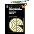 Text Processing and Document Manipulation: Proceedings of the... by J. C. van Vliet