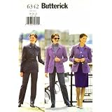 Butterick 6342 Sewing Pattern Misses Jacket Skirt Pants Suit Size 18 - 22