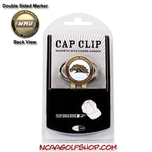 Western Michigan Broncos Hat Clip Ball Marker Tghc