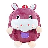 (コ-ランド) Co-land キャラクター キッズ リュックサック ベビー 子供用 バッグ カバデザイン ぬいぐるみカバン お出かけ 幼稚園 通園かばん モーブ