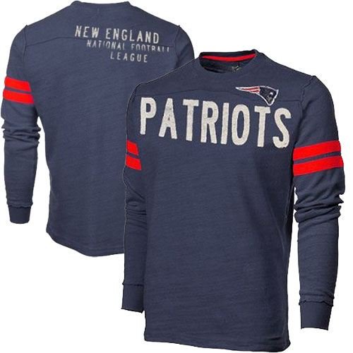 NFL New England Patriots Rave Cotton Long Sleeve Premium Shirt Sweatshirt Large at Amazon.com