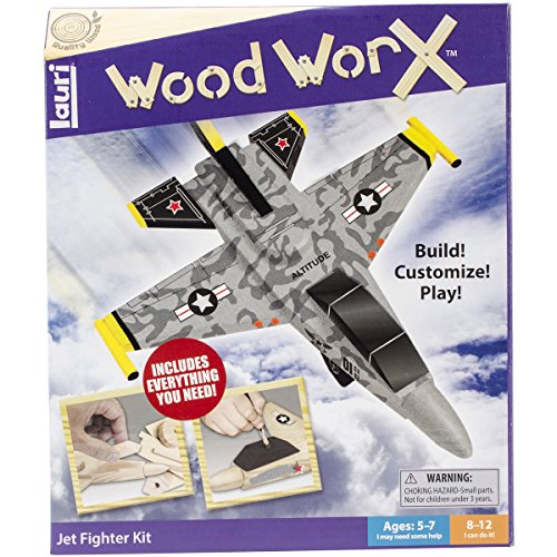Lauri Toys Wood WorX Jet Fighter Kit