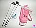 Doll Clothes for American Dolls for Girls Pink Golf Set Outfit Includes Skort Shirt Ball Tee Visor 3 Clubs and Bag (9 Piece Set)