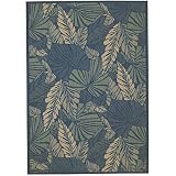 Capel Rugs Seabreeze - Palms 3x5 Denim Area Rug
