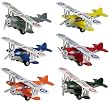 Show Flight Biplane Pullbacks - Six Pack Assortment