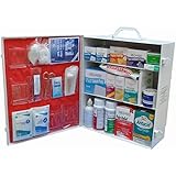 Medique 745M1, 3-Shelf Industrial First Aid Cabinet, Filled