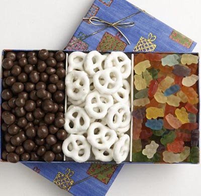 3-Way Sweet Sampler, Gourmet Gift Box by gift sampler boxes