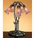 Meyda Tiffany - 15127: Tiffany Floral Nouveau - 5 Lt Lily Cranberry