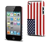 muvit - Flag Back - Coque rigide en polycarbonate pour iPod Touch 4 - Etats-Unis
