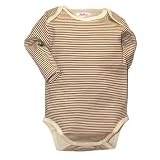 Long Sleeve Candy Stripe Bodysuit with White Trim... by Zutano