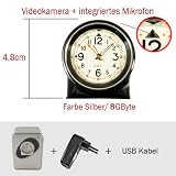 Blumbergmedia Spion Standuhr mit Mini Video Kamera 8GB Spy Blumbergmedia Spion Standuhr mit Mini Video Kamera 8GB