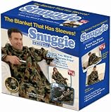 Camouflage, Snuggie Designer Fleece Blanket with Pockets (As Seen On TV)