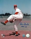 Robin Roberts Philadelphia Phillies Autographed 8x10 Photograph with HOF 76 Inscription
