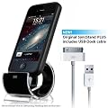 Syncstand Plus - schwarz - St�nder, Dock f�r Apple iPhone 4S / 4, 3GS, 3G, sowie alle iPod Modelle (inkl. Dock-Kabel)