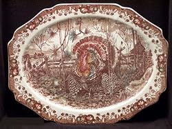 HIS MAJESTY TURKEY PLATTER 19.5"