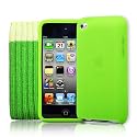 Kolay&reg; Soft Silikon H&uuml;lle Case Schutzh&uuml;lle in Gr&uuml;n + Schutzsocke & Displayschutzfolie f&uuml;r den neuen Apple iPod touch 4G (4. Generation 8GB 32GB 64GB)
