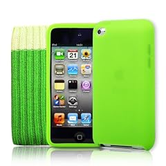 Kolay� Soft Silikon H�lle Case Schutzh�lle in Gr�n + Schutzsocke & Displayschutzfolie f�r den neuen Apple iPod touch 4G (4. Generation 8GB 32GB 64GB)