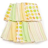 Spasilk 10 pack Soft Terry Washcloth, Yellow