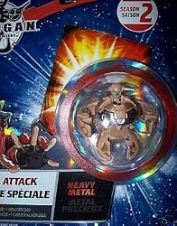 Bakugan Season 2 Vestroia Special Attack Subterra Brown Heavy Metal Chrome Vulcan