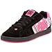 DC Women's Net SE Sneaker,Black/C.Pink,5 M