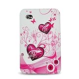 Hearts With Butterfly Silicone Skin Gel Cover Case For Samsung Galaxy Tab P ....