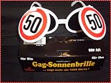 GAG-SONNENBRILLE ZAHL 50. Geburtstag Geschenkartikel