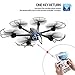 GoolRC X600 RC Hexacopter WiFi FPV Quadcopter Drone with Camera Live Video HD 720P Android/IOS APP Compatible with 3D VR Headset,One-Key Return & Headless Mode & 360 Degree Flips Roll