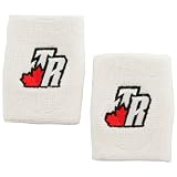 NBA adidas Toronto Raptors White Team Logo Wrist Sweatband
