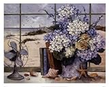 IMAGE OF Beach Cottage HIGH QUALITY CANVAS Print With Light Added BRUSHSTROKES Barbara Mock 30x24
