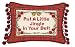 123 Creations C469.9x12 inch Put a Little Jingle Needlepoint Christmas Pillow - 100 Percent Wool