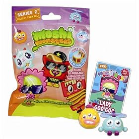  Moshi Monsters Moshlings Toys Series 2 Mini Figure 2Pack Includes 1 Virtual Prize Code!