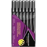 Sanford Prismacolor Premier Marker,s 7-Pack, Assorted Tips, Black ~ Sanford