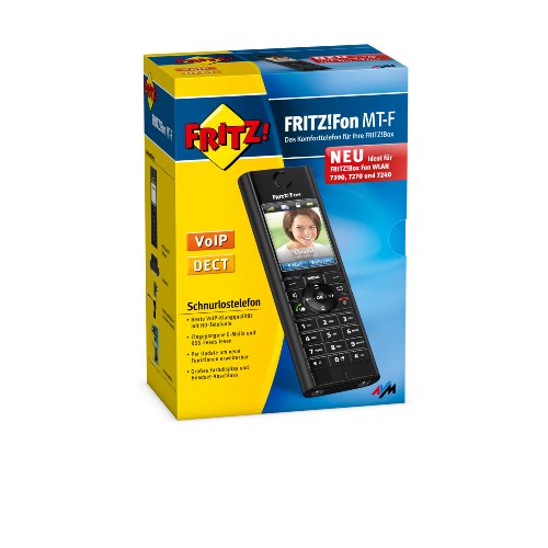 AVM FRITZ!Fon MT-F schnurloses Festnetz- und Internettelefon (VoIP, DECT)