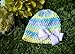 Ema Jane - Pastel Crochet Baby Beanie Waffle Hats with Hair Accessories