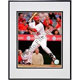 Los Angeles Angels of Anaheim Torii Hunter 2008 Batting Action - Matted 8x10 Photo in Aluminum Frame