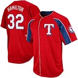 Josh Hamilton Texas Rangers Red Double Play Jersey