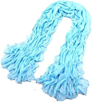 Shop4Clothing365(TM) New Fashion Solid Color Shawl Scarf Wrap for Women (Light Blue)
