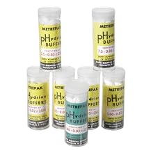 Micro Essential Lab BC-265 Hydrion Buffer Calibration Set, 4.5-7.0 pH Range