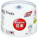 太陽誘電/That’s データ用 DVD-R 16倍速 50枚 DR-47AWWY50BN