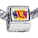 Pandora Style Bead Summertime Sun Beads Fits Pandora Bracelet