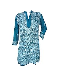 Short Georgette Summer Embroidered  Dress