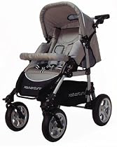 X-Adventure : Crossover Pram Pushchair carrycot combination in Titanium