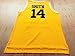 Fresh Prince Jersey 14 Will Smith Jersey Yellow Bel-Air Academy Basketball Jerseys Stitched (Golden, Small)