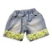 Baby : Banana Split by Hannah Banana - Infant Girls Denim Shorts, Denim Blue (Size 12Months)