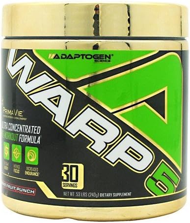 Adaptogen Science Adaptogen Science Warp-5, Xtreme Fruit Punch, 30 ea